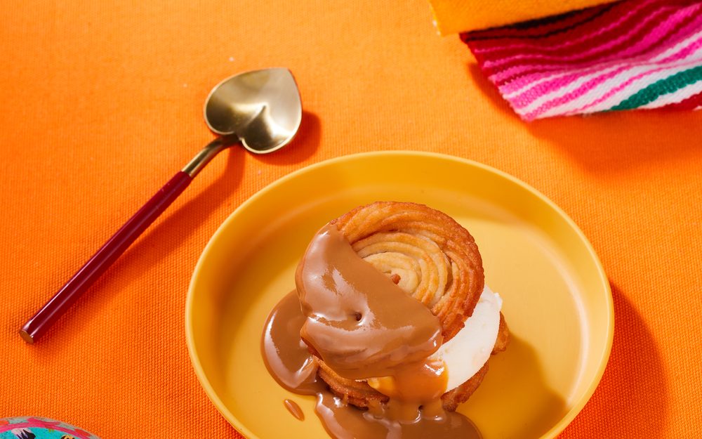 Churros with Ice Cream
