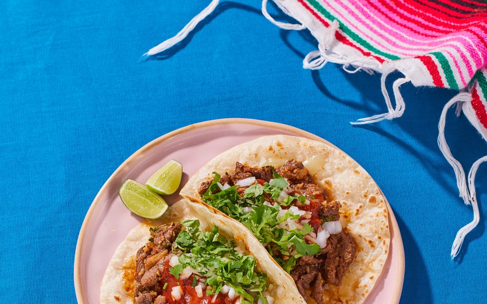 Steak with Red Salsa