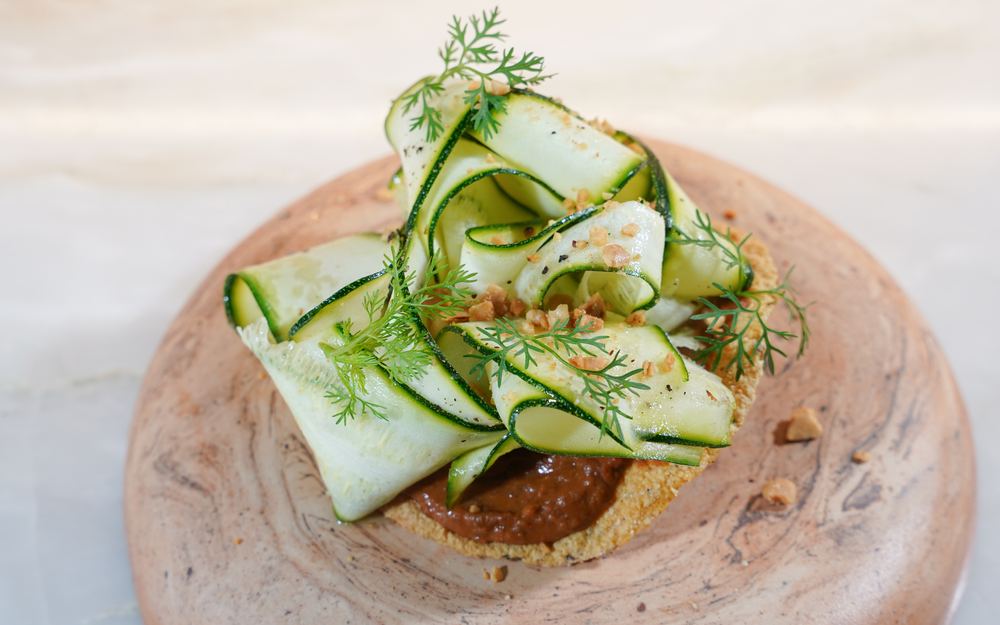 Zucchini Tostada